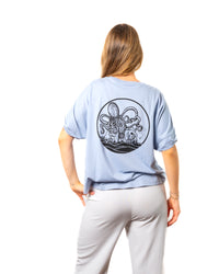 Oktop Women's Cadaqués T-Shirt - XS / Azul Sereno