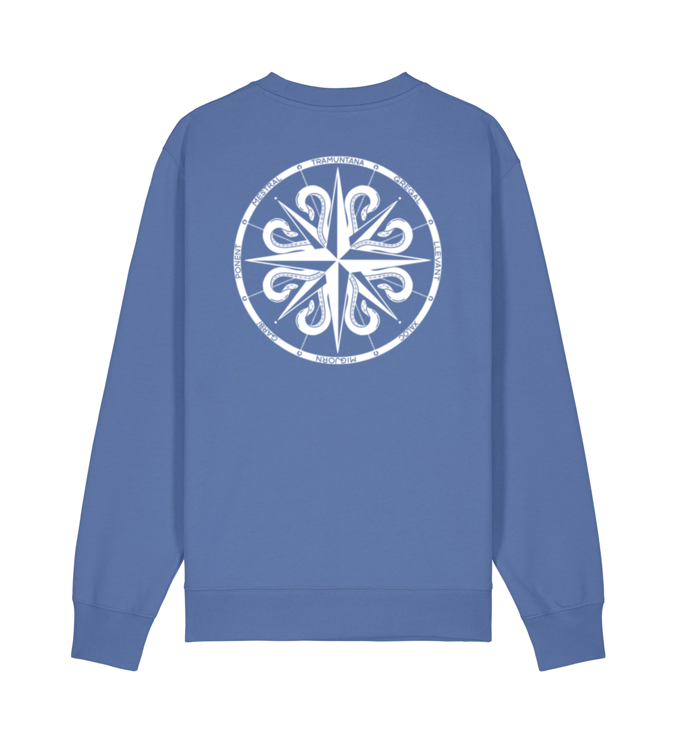 Sudadera sin capucha color Azul