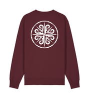 Sudadera sin capucha color Granate RDV