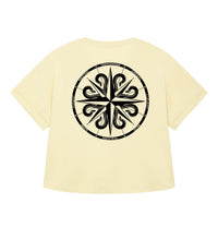 T-shirt femme Rose des vents Oktop - XS / Amarillo